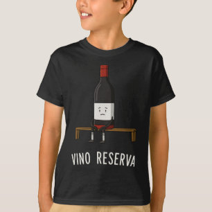 Camiseta Vino Reserva Divertido Bancarrota de Fútbol Reserv