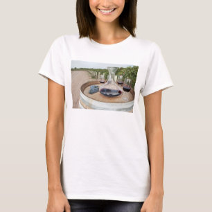 Camiseta Vino rojo en viñedo