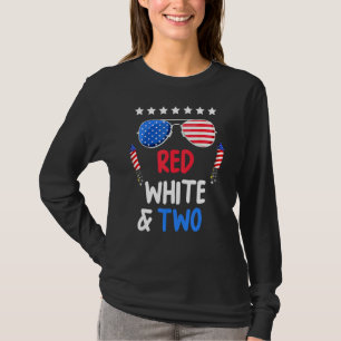 Camiseta Vino Rojo Y Mujer Bebida Azul 4 De Julio