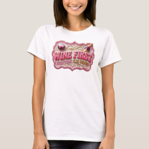 Camiseta Vino Rosado IMPACTANTE PRIMERO TODO LO DEMÁS SEGUN