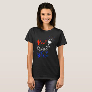 Camiseta Vino Tinto Azul 4 de Julio