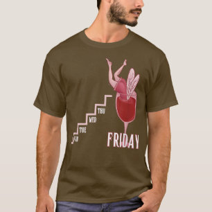 Camiseta Vino Viernes, amante del vino, vinicultor, vinos