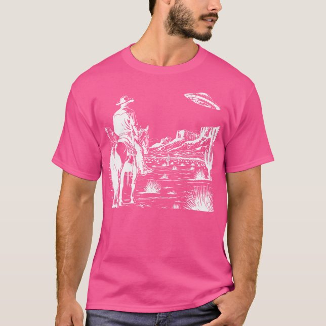 Camiseta Vino Vintage de Ufo (Anverso)