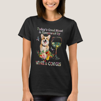 Camiseta Vino y Corgis