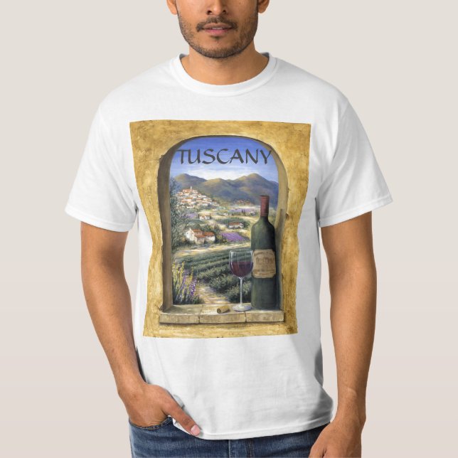 Camiseta Vino y lavanda (Anverso)