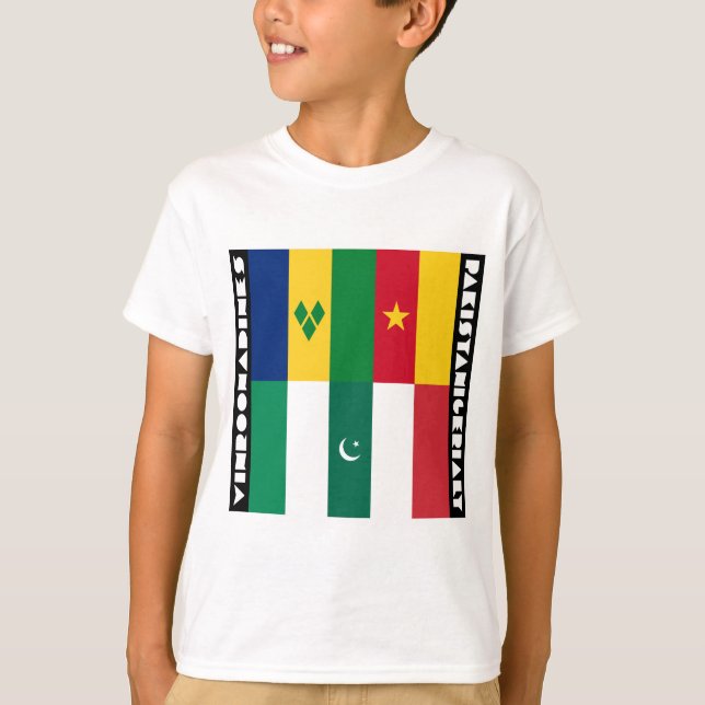 Camiseta Vinroonadinas y Pakistán (Anverso)