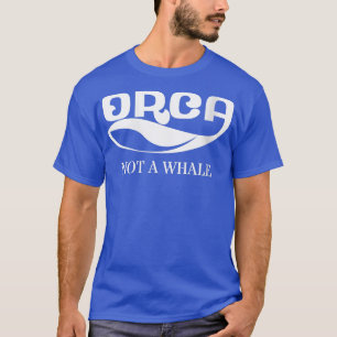 Camiseta Vinta gráfica oceánica retro de delfín ballena orc