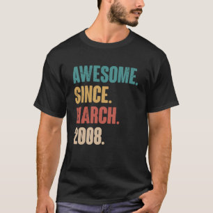 Camiseta Vintag de 15 años de la decoración de cumpleaños 1