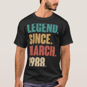 Camiseta Vintag de 35 años de la decoración de cumpleaños 3