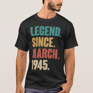 Camiseta Vintag de 78 años de antigüedad de la decoración d