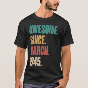 Camiseta Vintag de 78 años de antigüedad de la decoración d