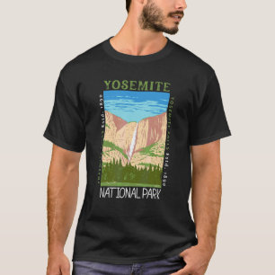 Camiseta Vintag perturbado por la cascada del Parque Nacion