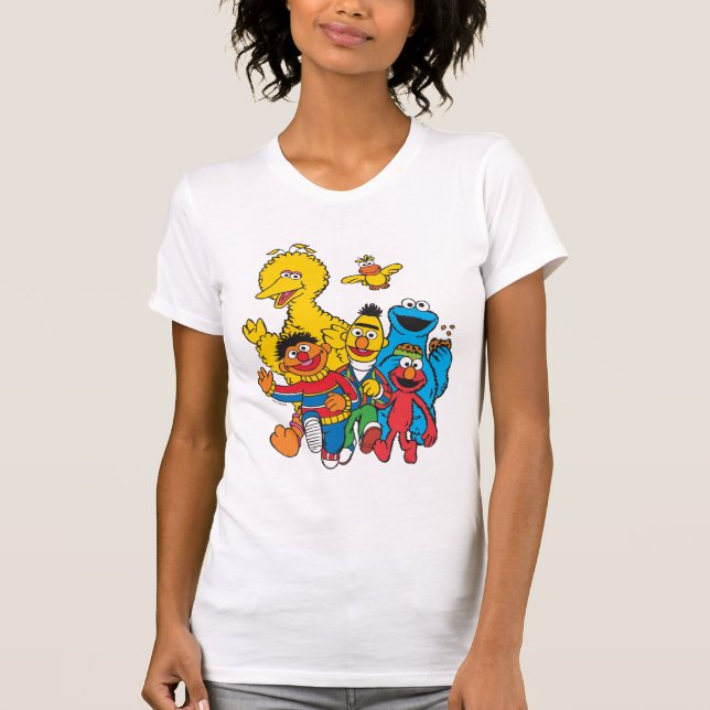 Camiseta Vintage 123 Sesame Street 2 (Anverso)
