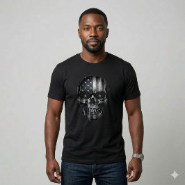 Camiseta Vintage 1776 American Flag Skull Patriot USA 250 