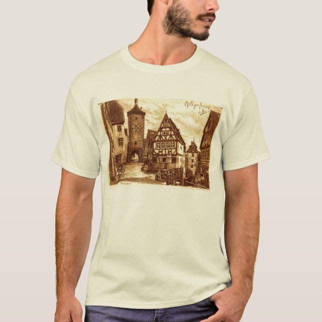 Camiseta Vintage 1907 de Rothenburg Alemania (Anverso)