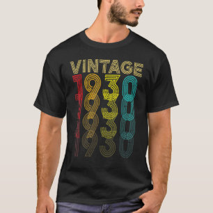 Camiseta Vintage 1930 92 Años Hombres Y Mujeres 92ª Bir