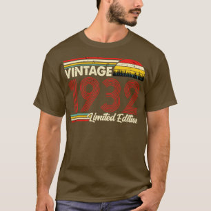 Camiseta Vintage 1932 Birthday Shirt Limited Edition 1932 B
