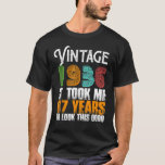 Camiseta   Vintage 1936 87 Years Old Birthday Retro Father'<br><div class="desc">Vintage 1936 87 Years Old Birthday Retro Father's Day.</div>