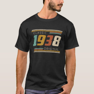 Camiseta Vintage 1938 Hecho En 1938 84º Cumpleaños 84 Años