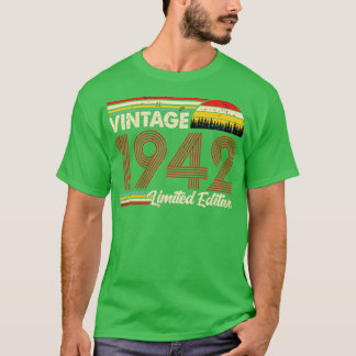 Camiseta Vintage 1942 Birthday Shirt Limited Edition 1942 B
