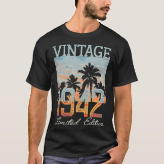 Camiseta Vintage 1942 edición limitada Regalos de 80 años d