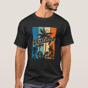 Camiseta Vintage 1944 Cumpleaños Retro 78 Años