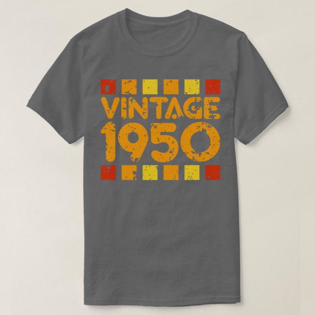 Camiseta Vintage 1950 (Diseño del anverso)