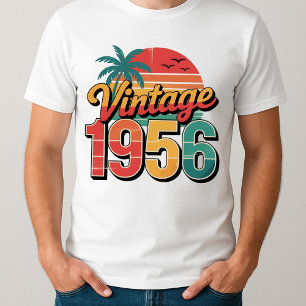 Camiseta Vintage 1950 Edición Limitada Hombres Mujeres Cump
