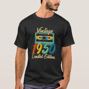 Camiseta Vintage 1950 Impresionante Retro De 72 Años De Eda