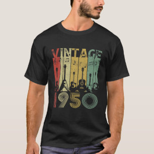 Camiseta Vintage 1950 Tee 70Th Birthday Gifts Gui