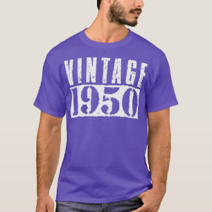 Camiseta Vintage 1950 Vintage White Text