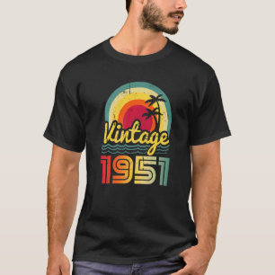 Camiseta Vintage 1951 71 años Hombres y mujeres 71º nacimie