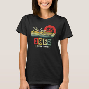 Camiseta Vintage 1952 70th Birthday 70 Years Old Men
