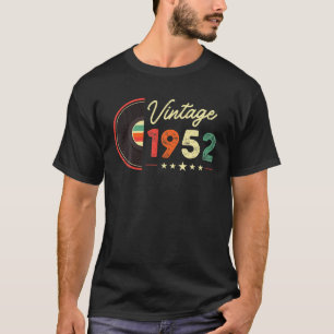 Camiseta Vintage 1952 T S Récord Jugado de 70 años