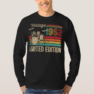 Camiseta Vintage 1952 Tambores 71º Bidón de Cumpleaños