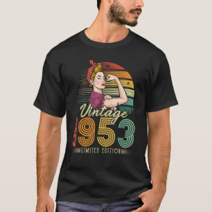 Camiseta Vintage 1953 1953 69º cumpleaños 69 años