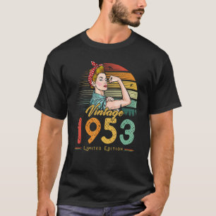Camiseta Vintage 1953 1953 69º cumpleaños 69 años