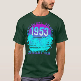 Camiseta Vintage 1953 68th Birthday Estética Sunset Palm 6
