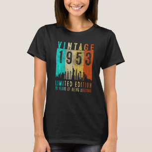 Camiseta Vintage 1953 70º cumpleaños 70 años