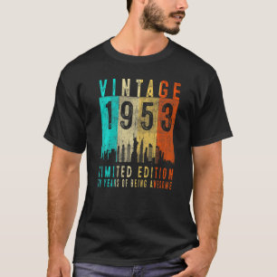 Camiseta Vintage 1953 70º cumpleaños 70 años