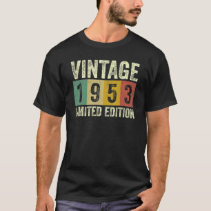 Camiseta Vintage 1953 70 años de edad 69º cumpleaños