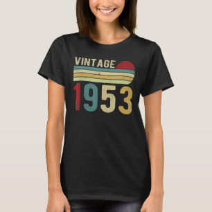 Camiseta Vintage 1953 70th Birthday 70 Years Old Men