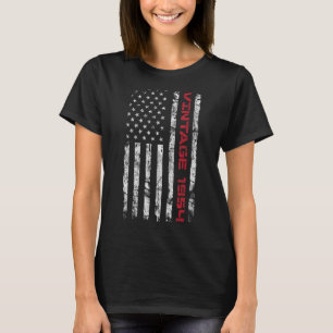 Camiseta Vintage 1954 69th Birthday Bandera estadounidense