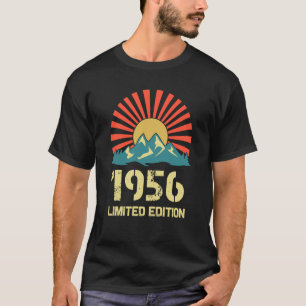 Camiseta Vintage 1956 1956 Cumpleaños de la mujer 1