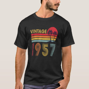 Camiseta Vintage 1957 65 Años Niños Y Chicas 65º Nacimiento