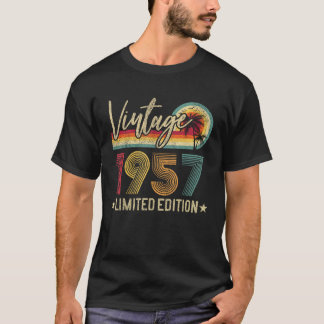Camiseta Vintage 1957 68th Birthday 68 Years Old Limited Ed