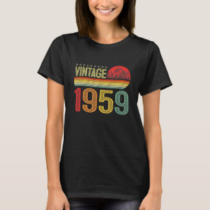 Camiseta Vintage 1959 Bday 63 años de edad 63 años de edad