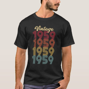 Camiseta Vintage 1959 Hecho En 1959 63 Años O