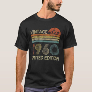 Camiseta Vintage 1960 Edición Limitada 62º Cumpleaños 62 Añ