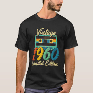 Camiseta Vintage 1960 Impresionante Retro De 62 Años De Eda